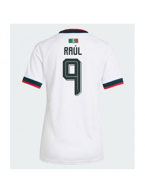 Mexiko Raul Jimenez #9 Auswärtstrikot für Frauen WM 2026 Kurzarm Mexiko Raul Jimenez #9 Auswärtstrikot für Frauen WM 2026 Kurzarm